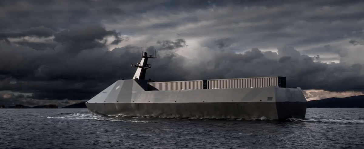 Saronic's Marauder autonomous surface vessel on sea